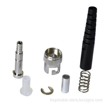 Single-mode/Multimode ST Fiber Optic Connectors/Plugs/Adapters/Junctors